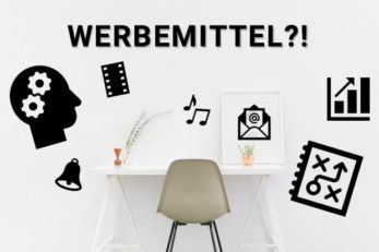 Darstellung von Werbemittel Arten